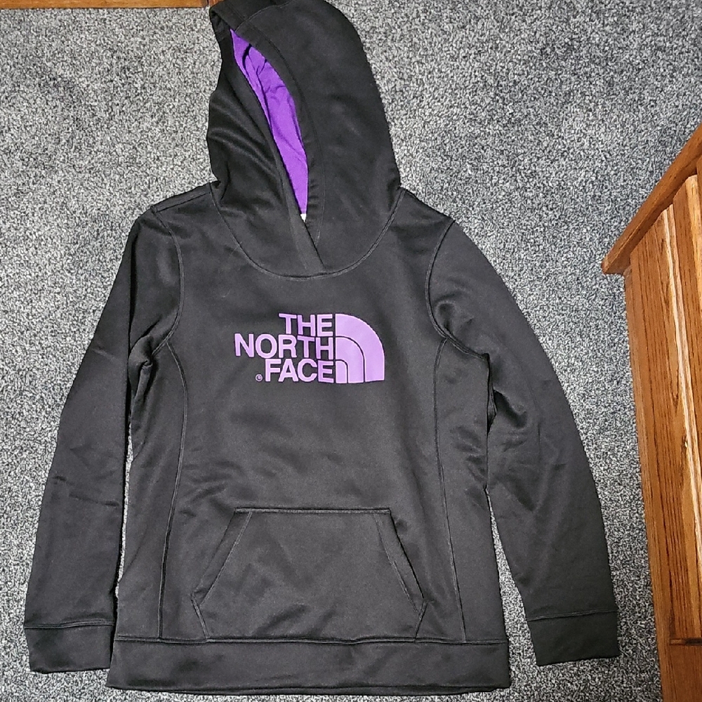 North Face Sweatshirt - Black & Purple